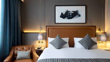 Habitación doble superior | Ropa de cama hipoalergénica, escritorio y tabla de planchar con plancha