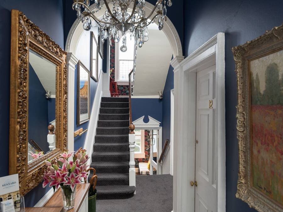 Interior entrance