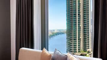 1 bedroom, premium bedding, down comforters, in-room safe