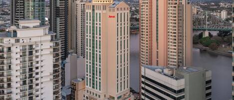 Blick von der Unterkunft