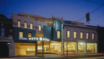 Front of property – evening/night