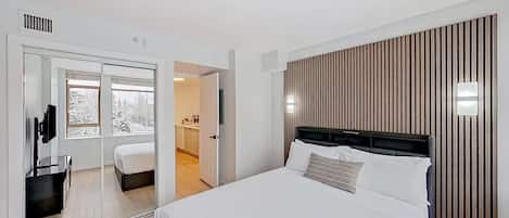 Leilighet, 1 soverom (Mountain View) | Individuelt dekorert, individuelt innredet og strykejern/-brett