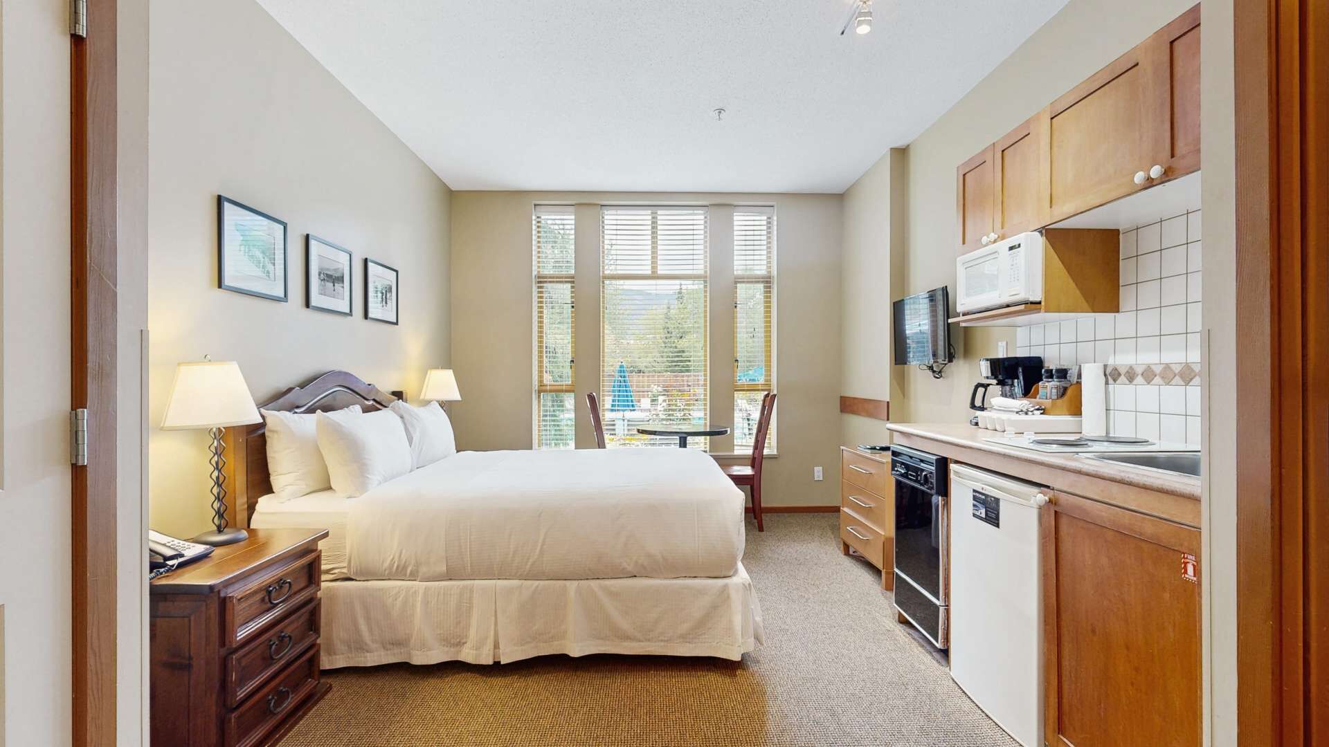 Standard Two Bedroom Mountain View | Individually decorated, individually furnished, iron/ironing board
