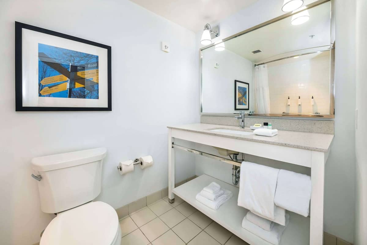 deluxe 2 double beds | premium bedding, in-room safe, desk, laptop workspace