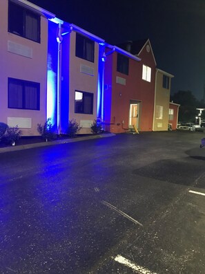 Front of property - evening/night
