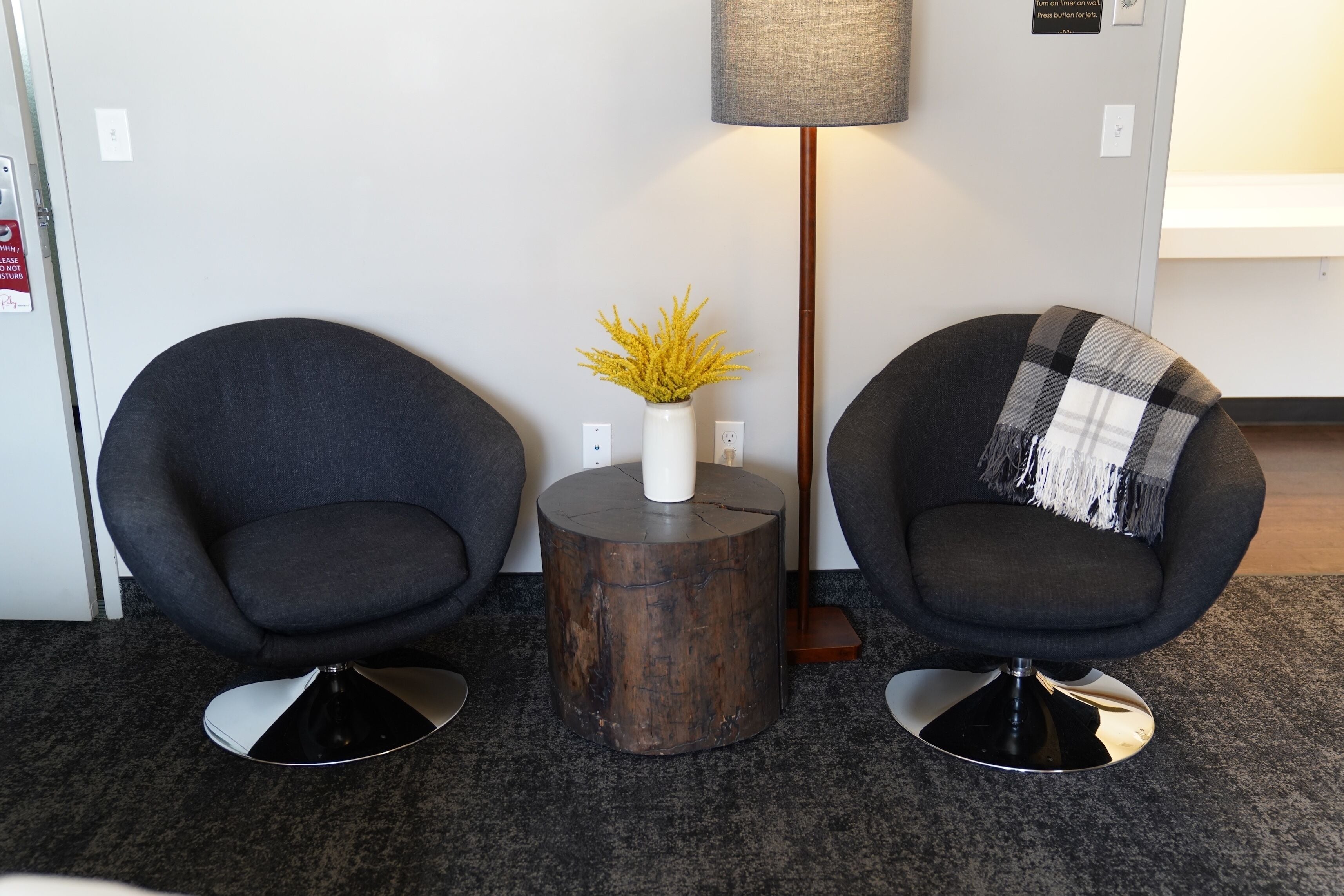 desk, blackout curtains, iron/ironing board, free wifi