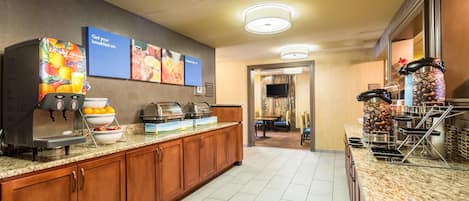 Free daily full breakfast