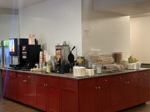 Free daily on-the-go breakfast
