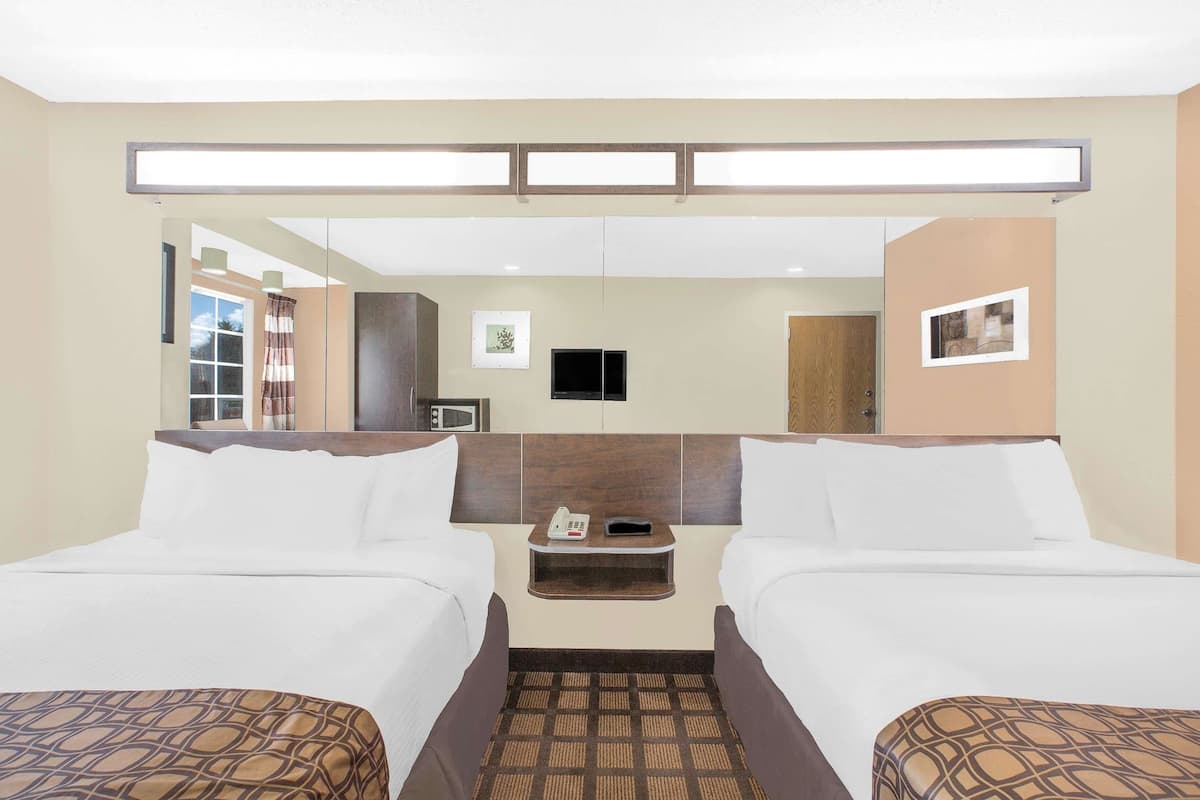 Standard Room, 2 Queen Beds | In-room safe, desk, iron/ironing board, free WiFi