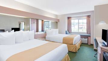 Room, 2 Queen Beds, Non Smoking | Hypo-allergenic bedding, in-room safe, desk, iron/ironing board