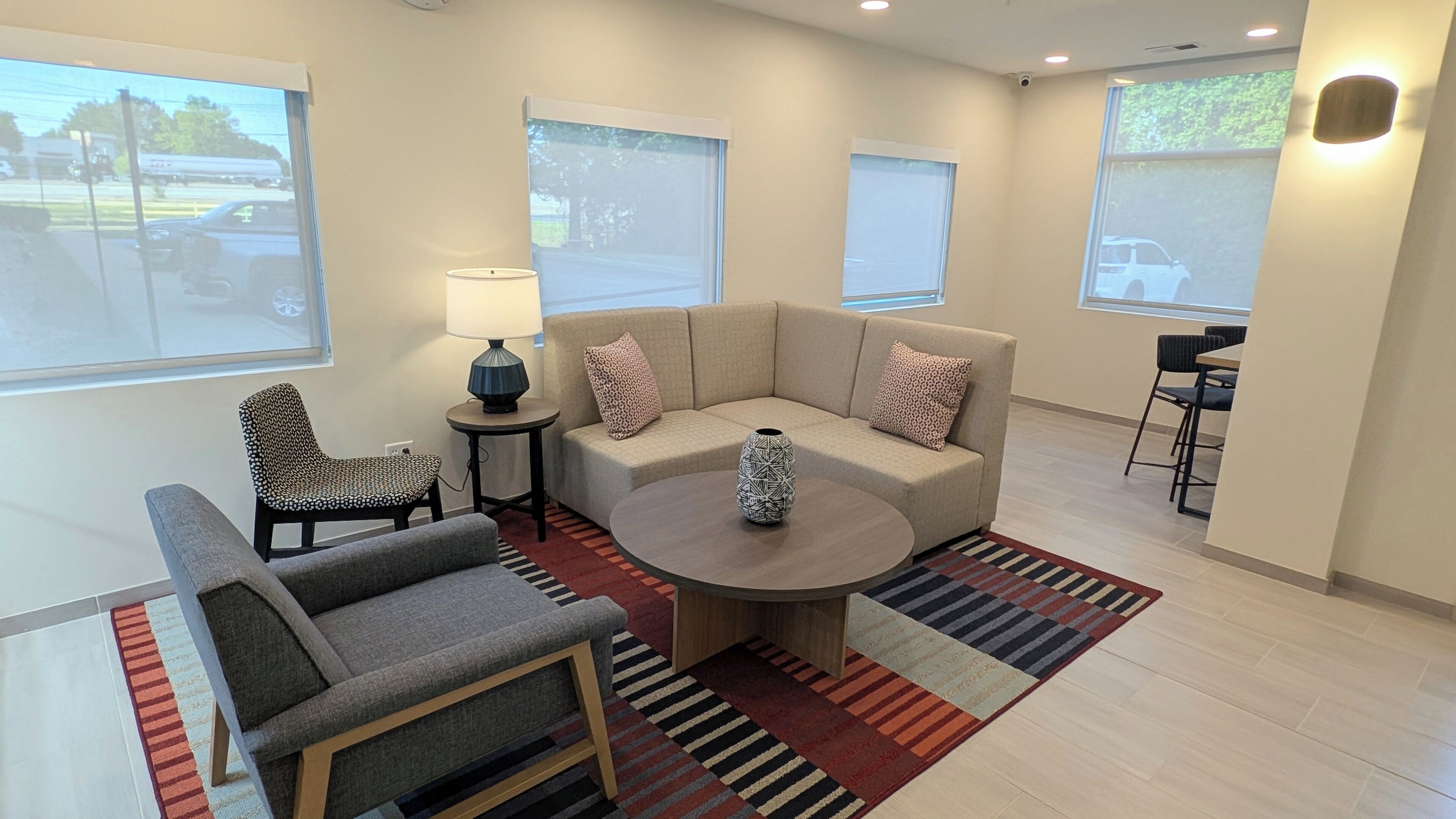 Lobby sitting area