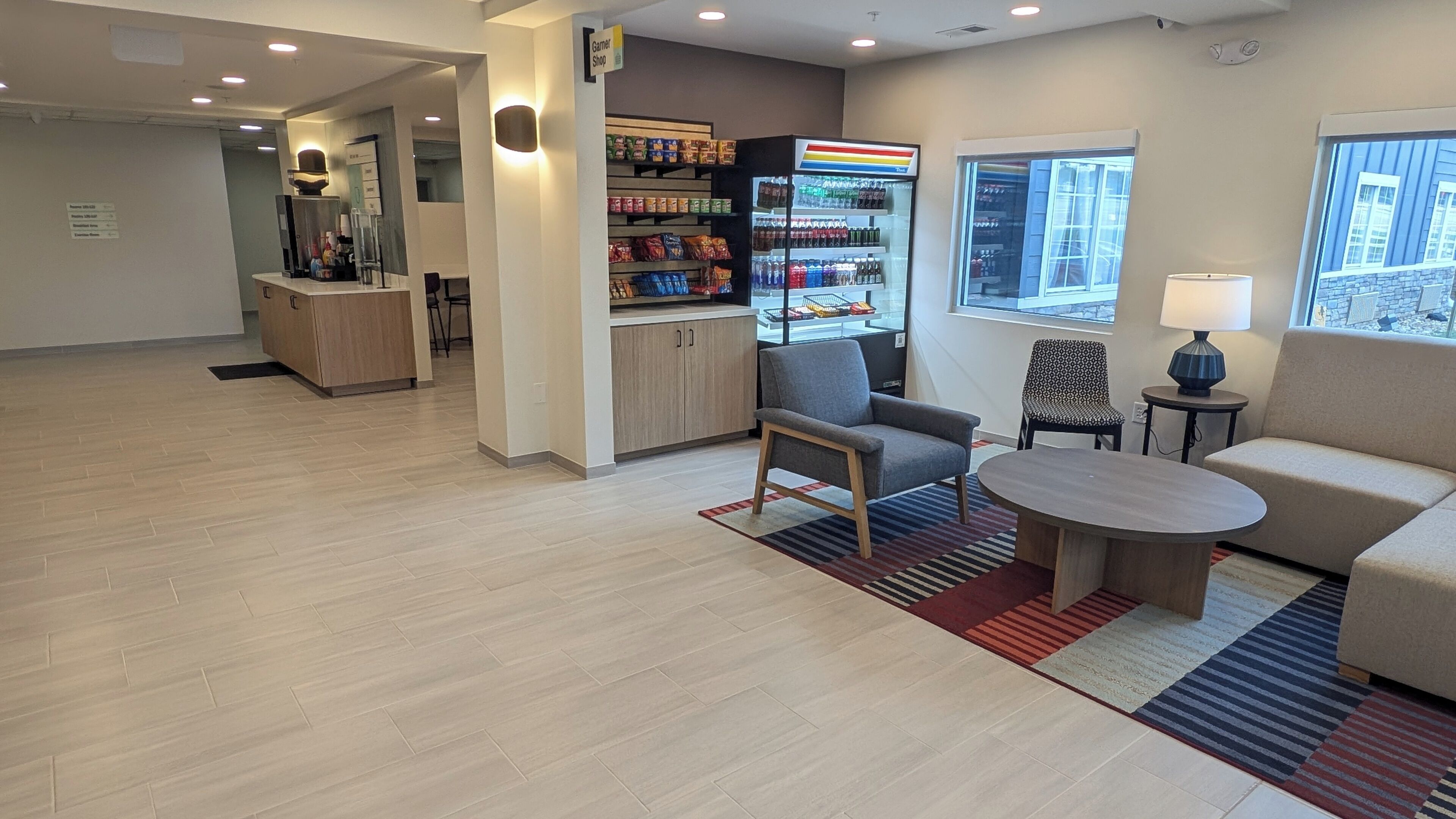 Lobby sitting area
