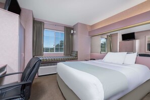 Individually decorated, individually furnished, desk, iron/ironing board