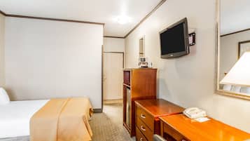 Standard Room 2 Queen Beds, Refactor, Microwave, Non-Smoking | Premium bedding, laptop workspace, iron/ironing board, free WiFi