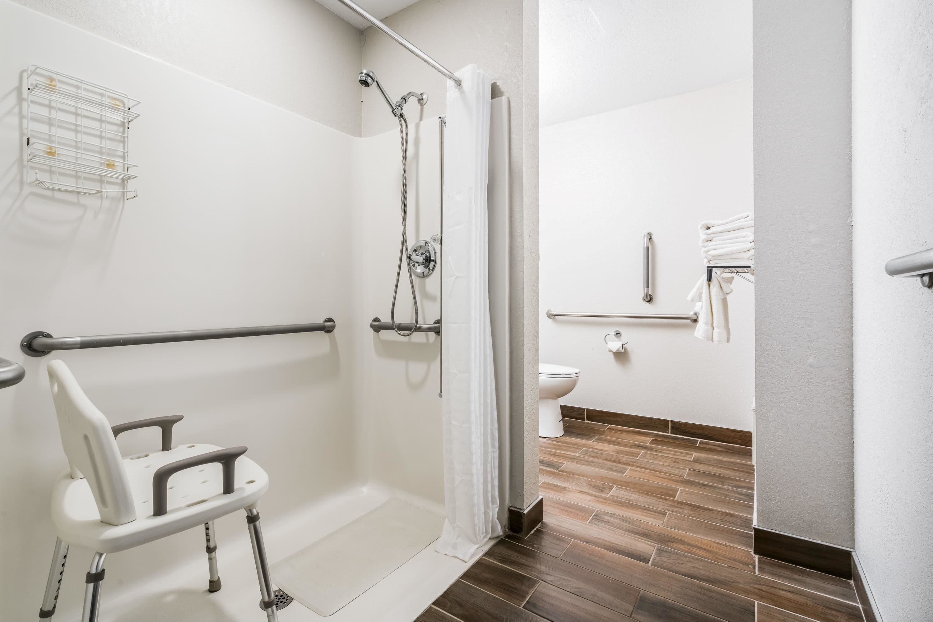 free toiletries, hair dryer, towels, soap