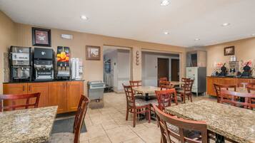 Free daily on-the-go breakfast