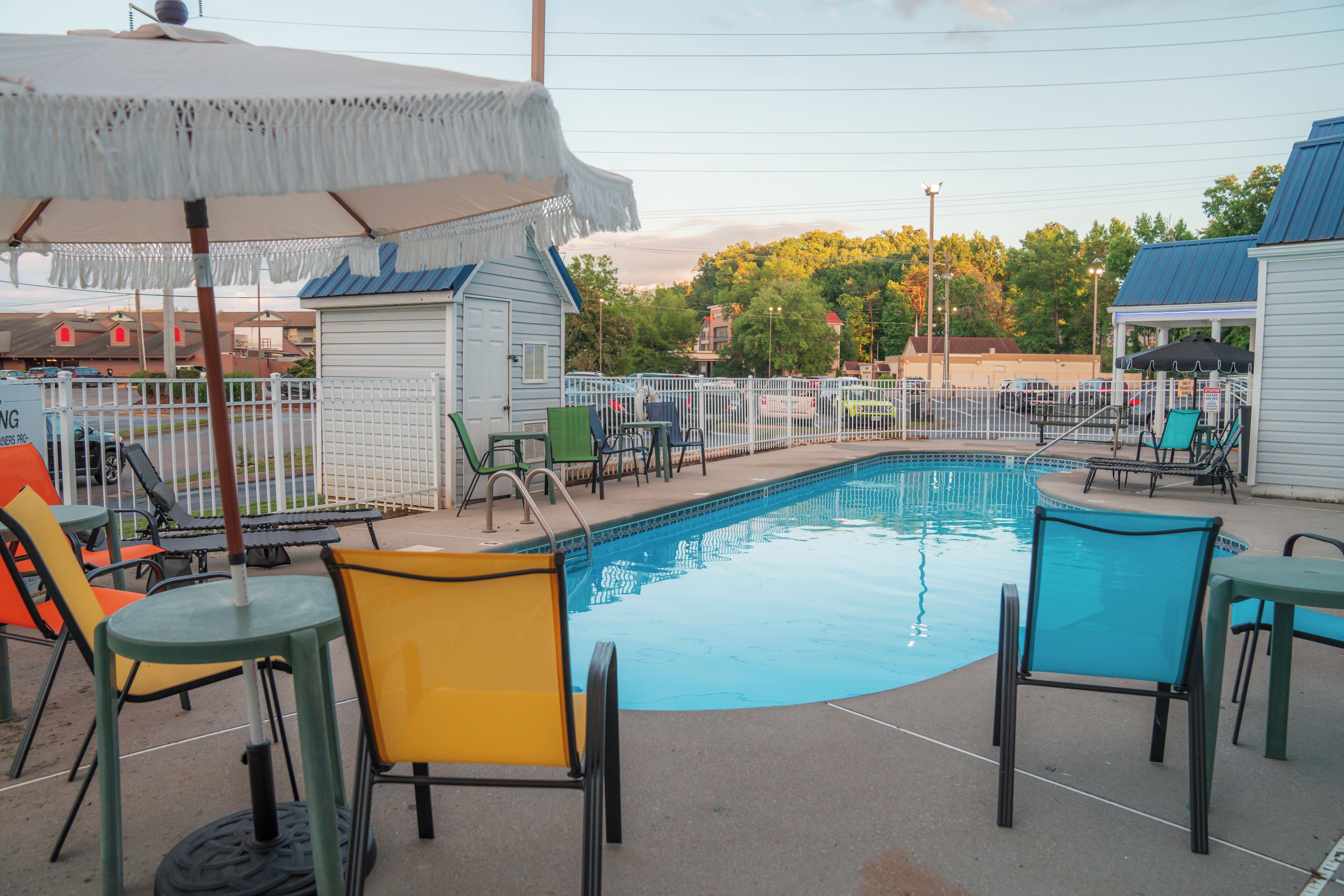 Seasonal outdoor pool