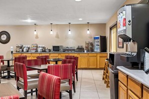 Free buffet breakfast 