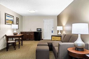 Blackout drapes, iron/ironing board, free cribs/infant beds, free WiFi