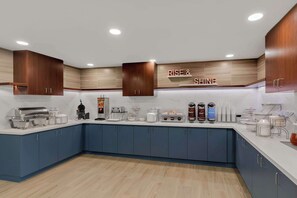 Free daily self-service breakfast