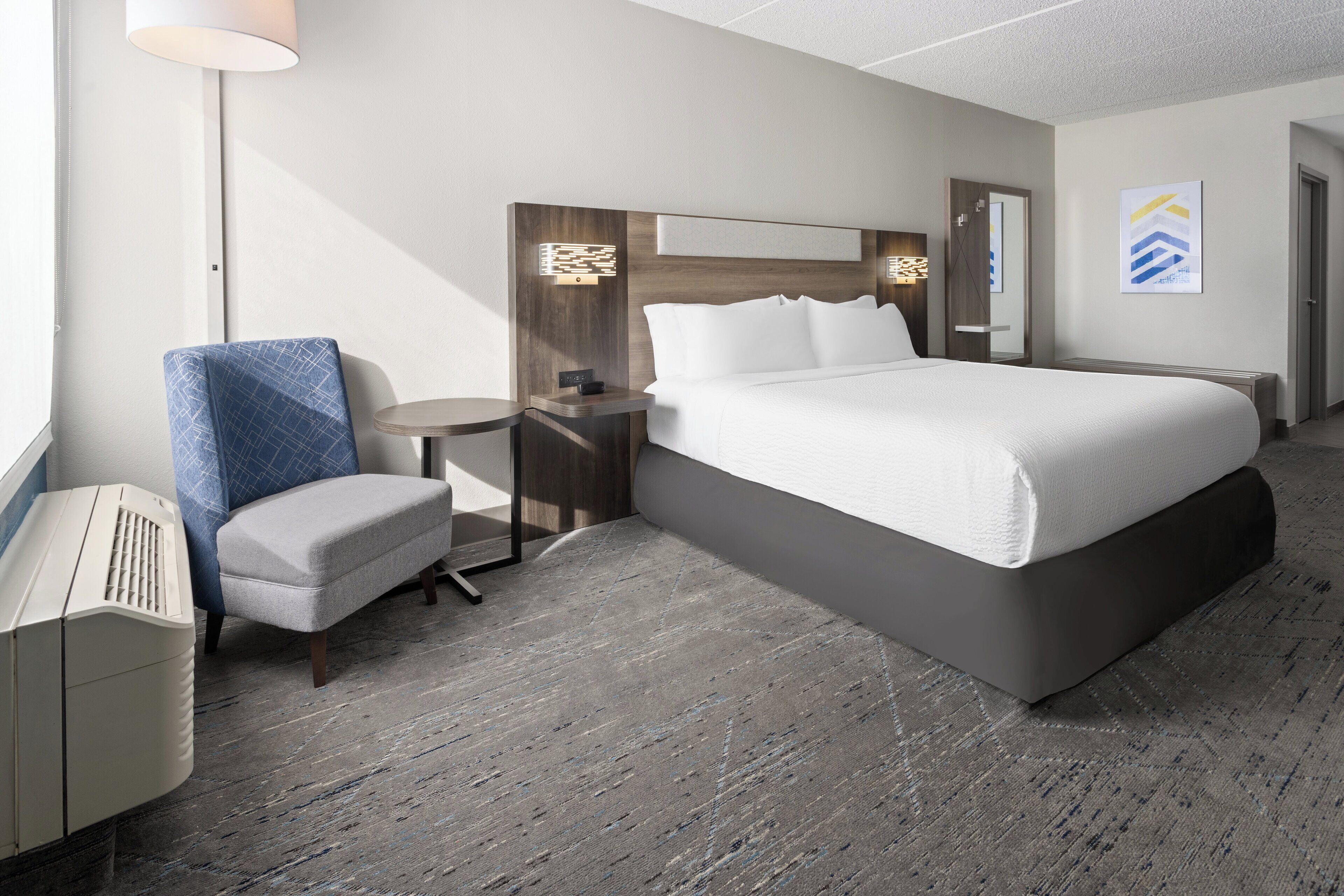 In-room safe, desk, blackout curtains, iron/ironing board