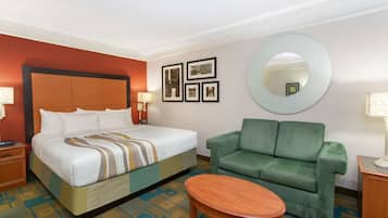 Deluxe Room, 1 King Bed, Non Smoking | Premium bedding, desk, iron/ironing board, free cots/infant beds