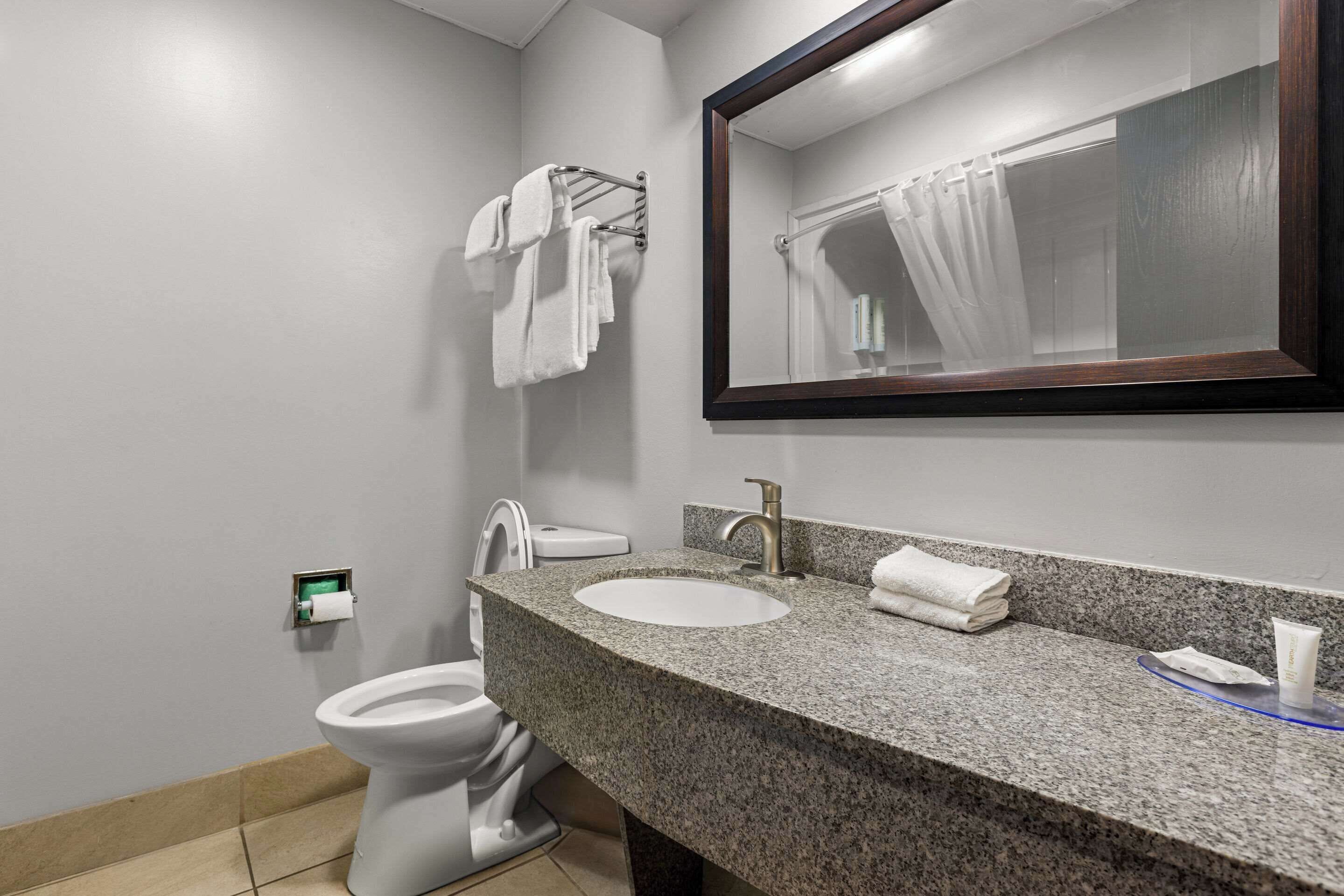 Desk, blackout curtains, iron/ironing board, free WiFi