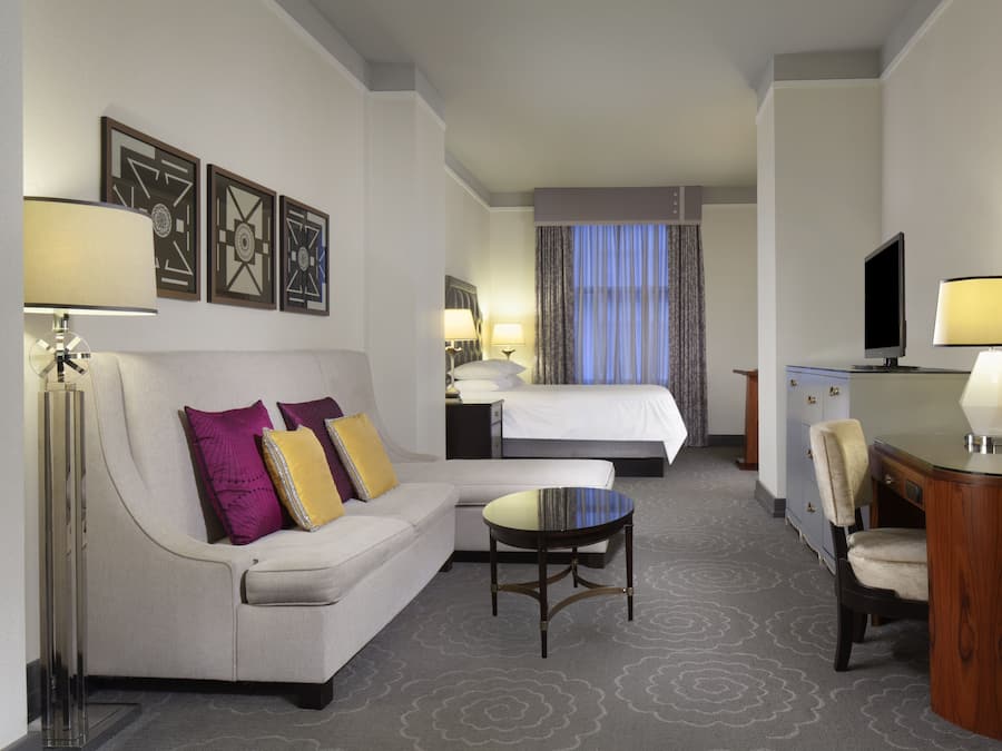 Premium bedding, in-room safe, desk, blackout curtains