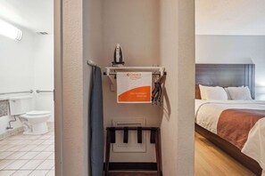 Premium bedding, memory-foam beds, in-room safe, desk