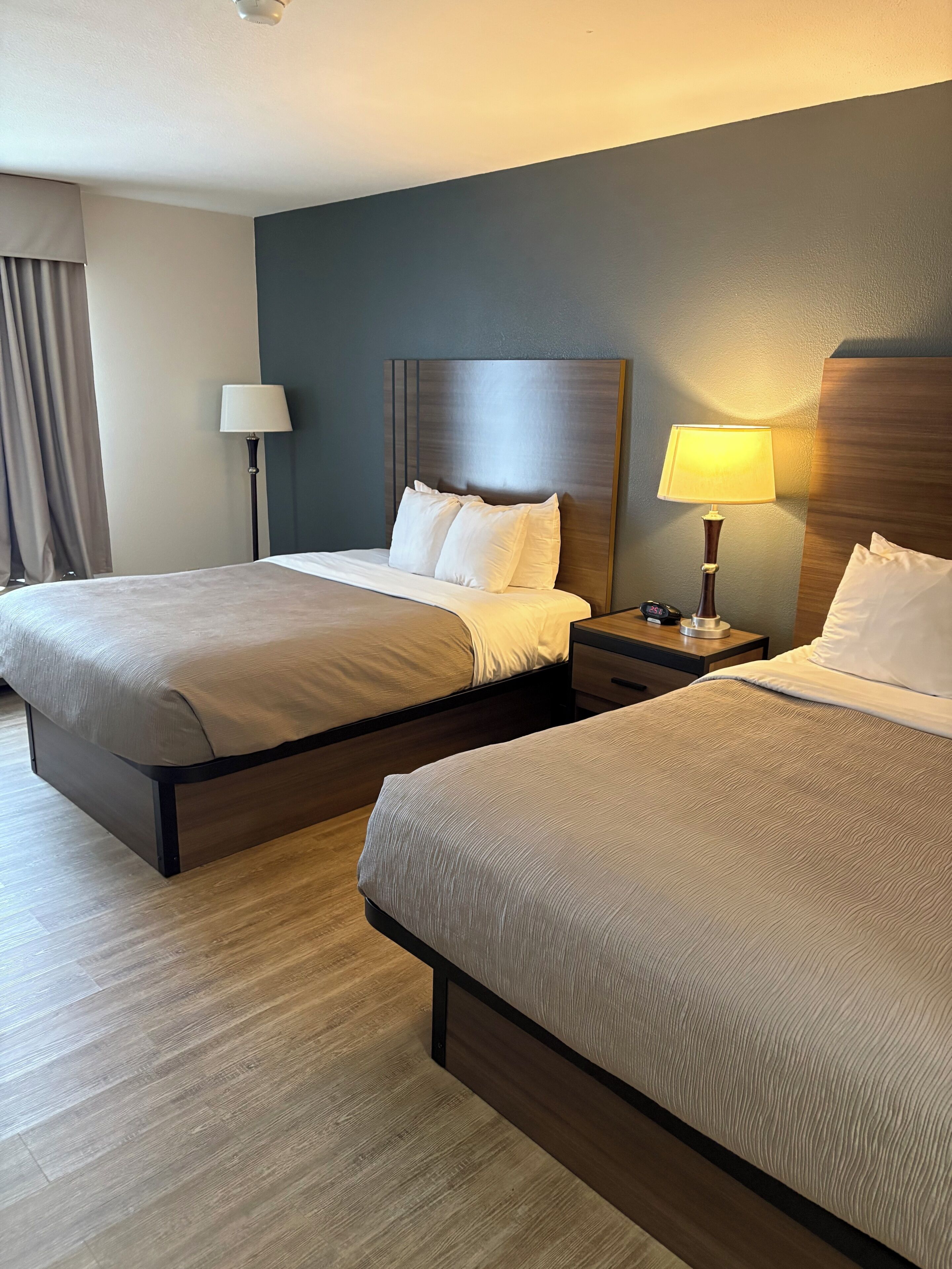 Standard Room, 2 Queen Beds, Non Smoking | Premium bedding, memory foam beds, in-room safe, desk