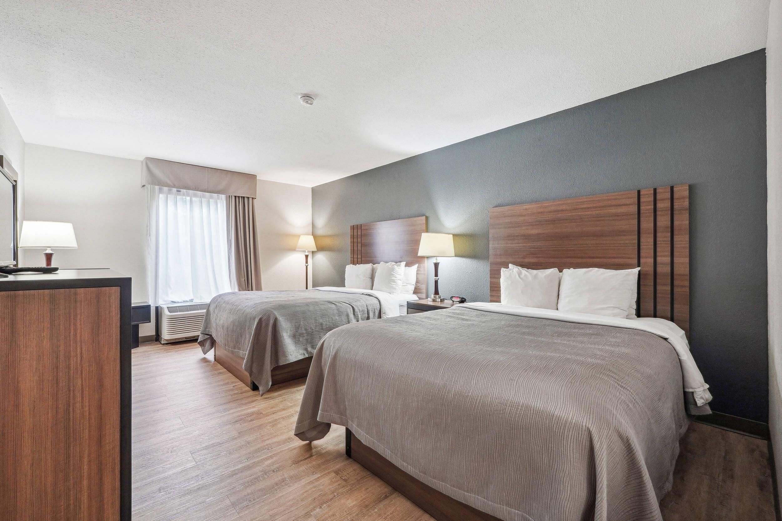 Standard Room, 2 Queen Beds, Non Smoking | Premium bedding, memory-foam beds, in-room safe, desk