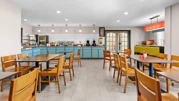 Free daily buffet breakfast