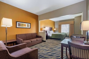 Suite, 1 King Bed, Accessible, Non Smoking | Desk, iron/ironing board, free cribs/infant beds, free rollaway beds