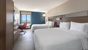 A hotel room with two beds, a desk, and a chair. - Holiday Inn Express Hotel & Suites Tampa-Rocky Point Island by IHG (Tampa)