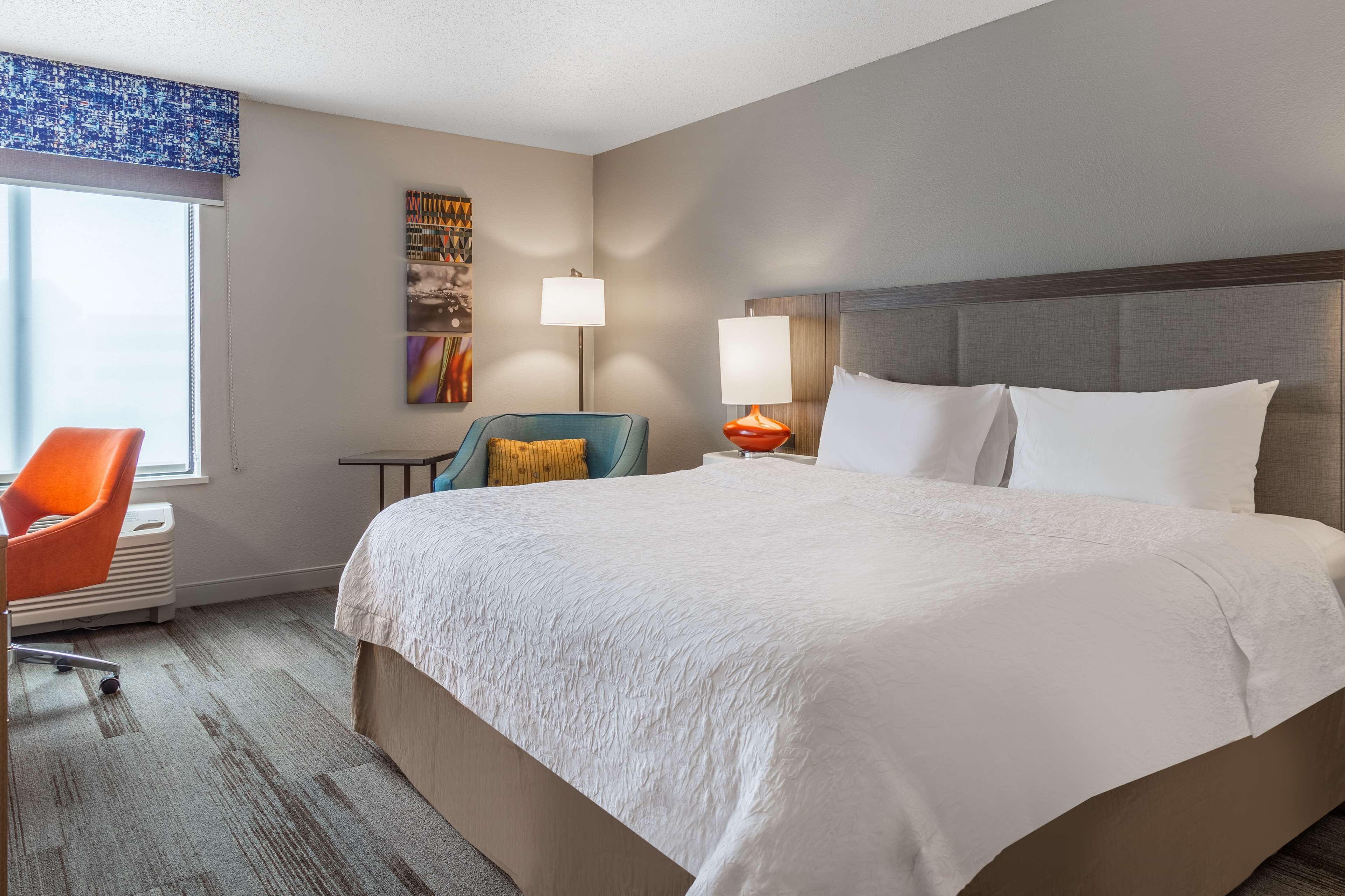 individually furnished, desk, laptop workspace, blackout curtains