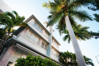 Hotel exterior and entrance at Crest Hotel Suites