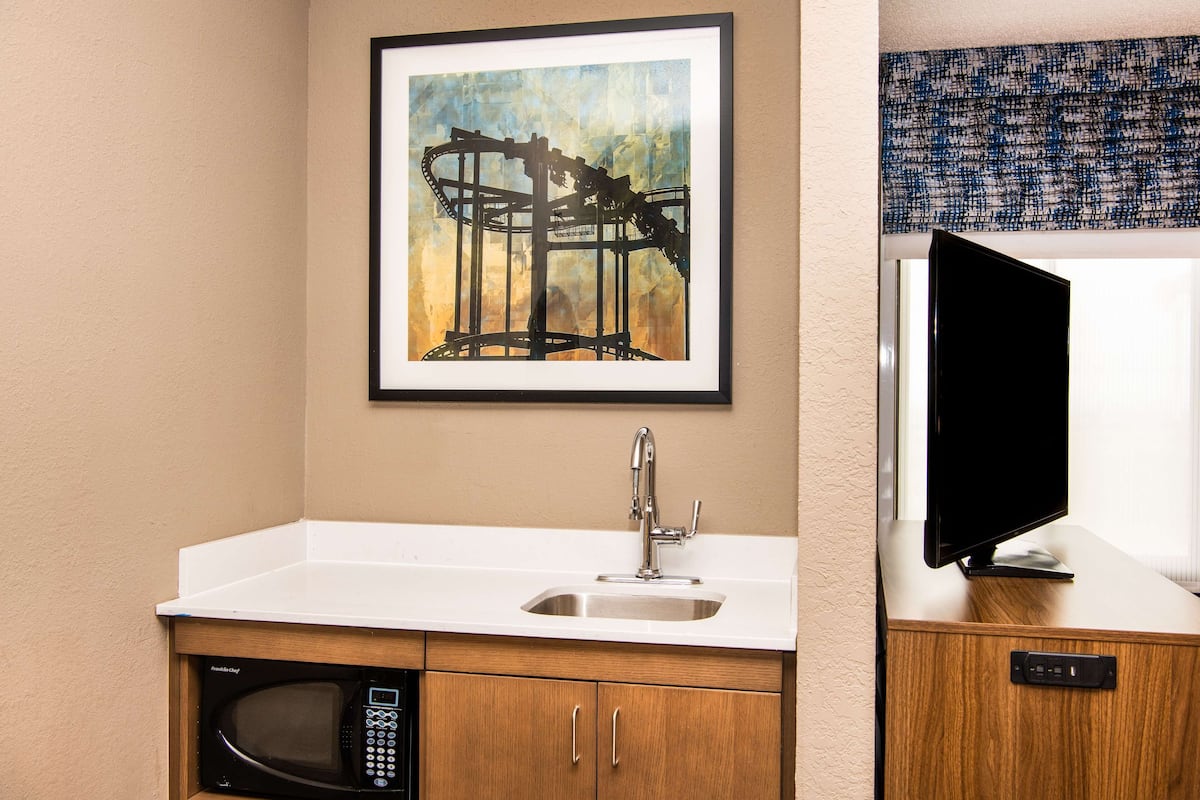 room, 1 king bed with sofa bed, non smoking (shower) | premium bedding, pillow-top beds, desk, laptop workspace