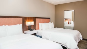 Room, 2 Queen Beds, Non Smoking | Premium bedding, pillowtop beds, desk, laptop workspace