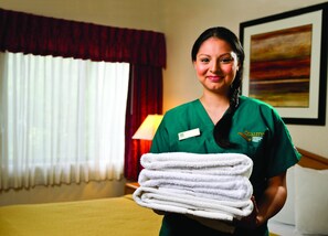 In-room safe, desk, iron/ironing board, free cribs/infant beds
