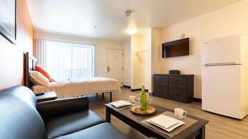 Desk, free WiFi, bed sheets, wheelchair access