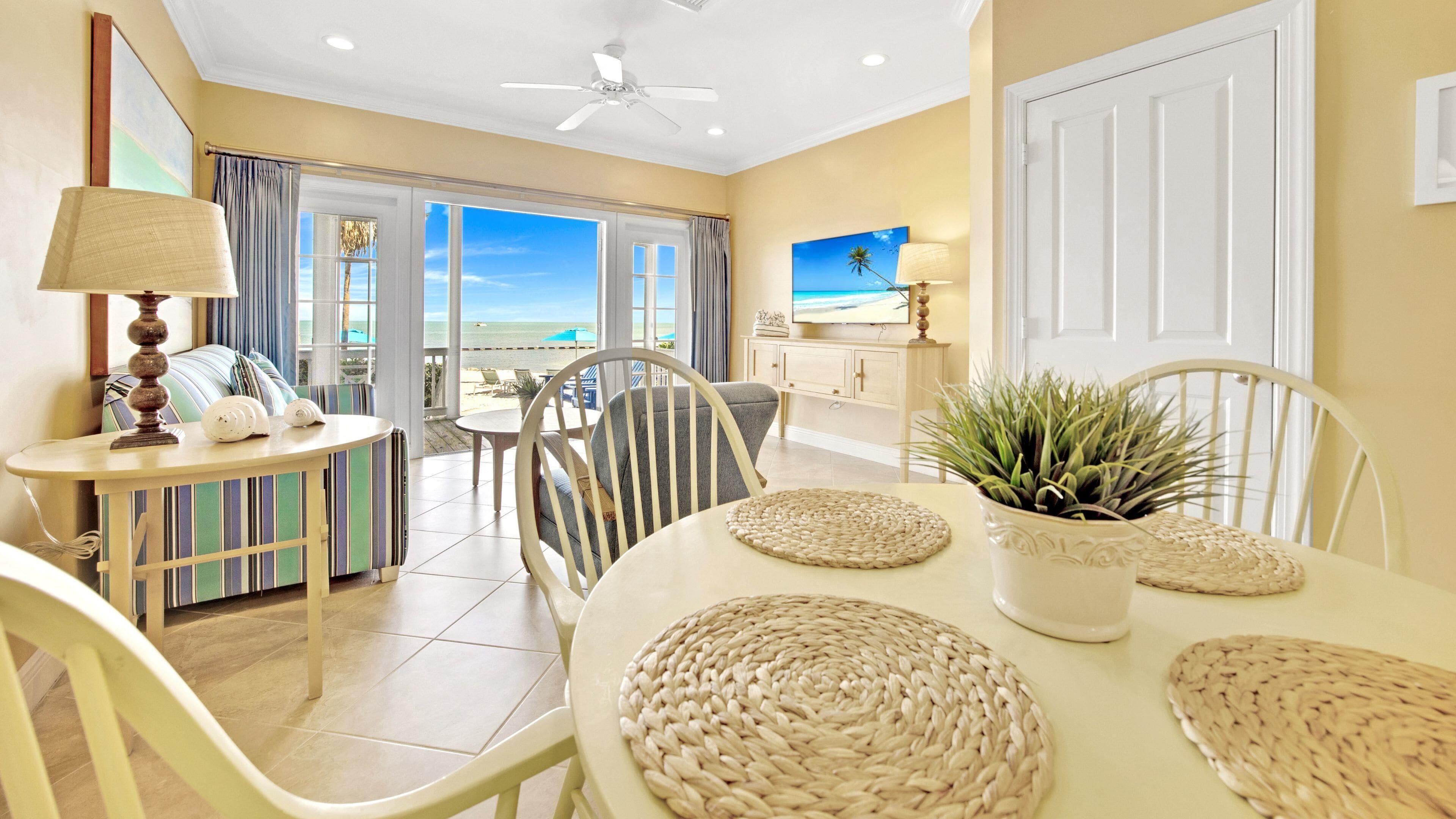 Villa, 2 Bedrooms, Beachfront | Premium bedding, pillow-top beds, in-room safe, desk