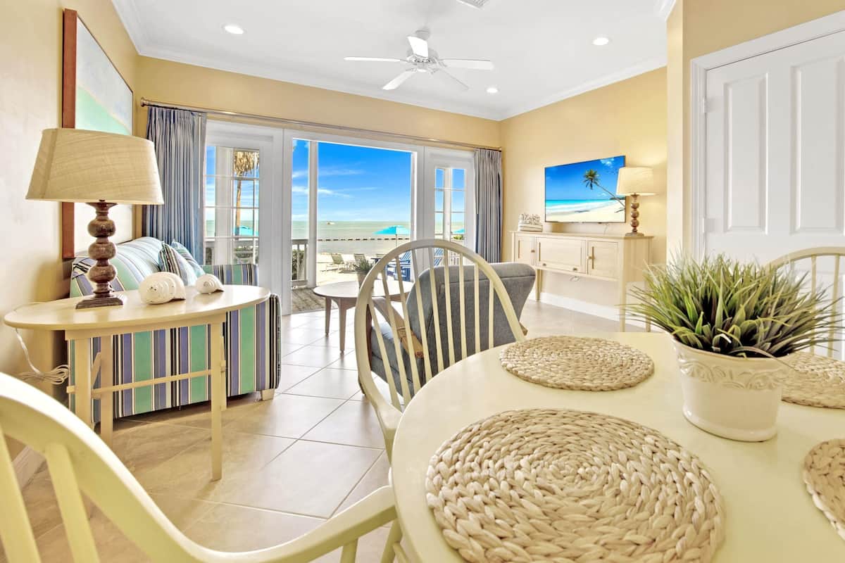 Villa, 2 Bedrooms, Beachfront | Premium bedding, pillowtop beds, in-room safe, desk