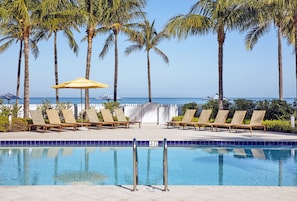 3 outdoor pools, sun loungers