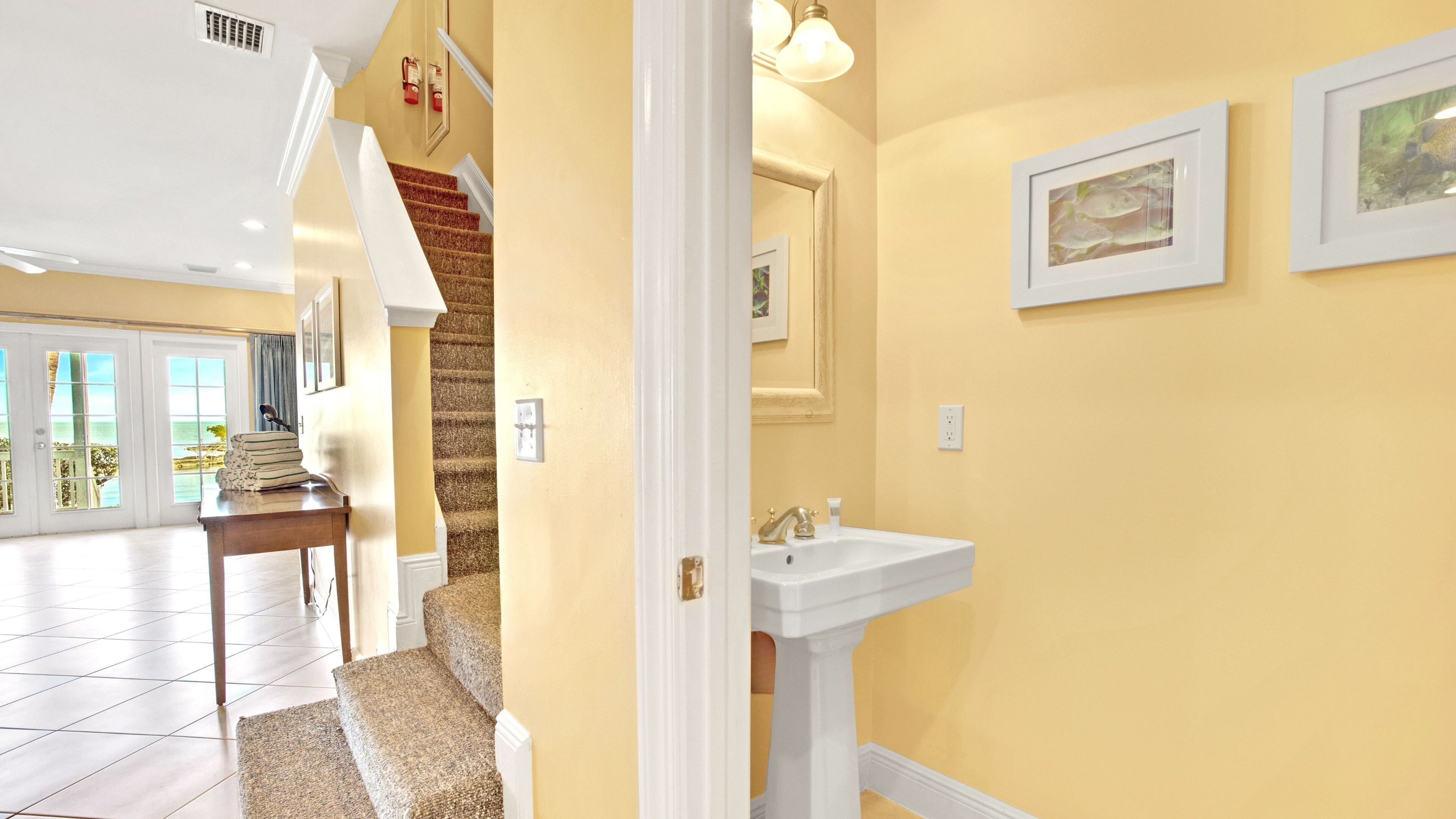 free toiletries, hair dryer, towels, soap