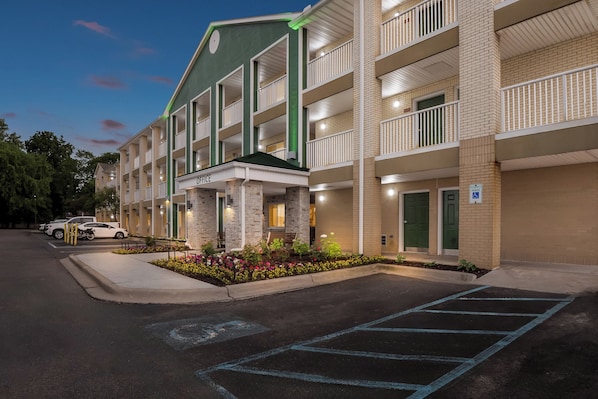 Front of property - evening/night