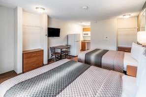 Studio, 2 Queen Beds, Non Smoking | 1 bedroom, desk, blackout drapes, free WiFi