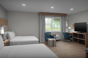 Studio, 2 Queen Beds, Roll-in Shower (Mobility Accessible)