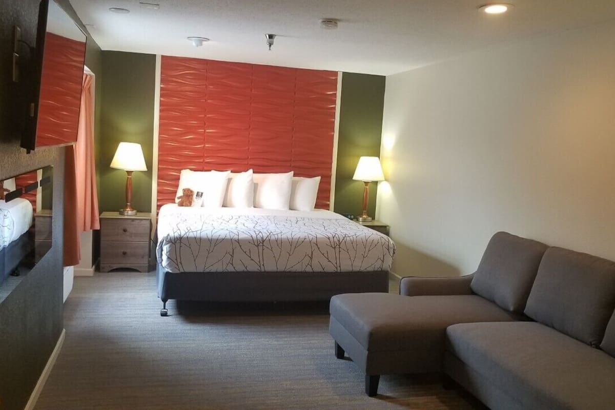 classic single room | living area | 36-inch lcd tv with satellite channels, tv