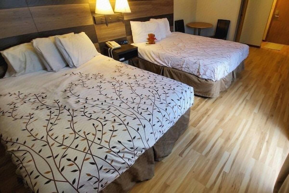 Cortinas blackout, wifi gratis y ropa de cama 