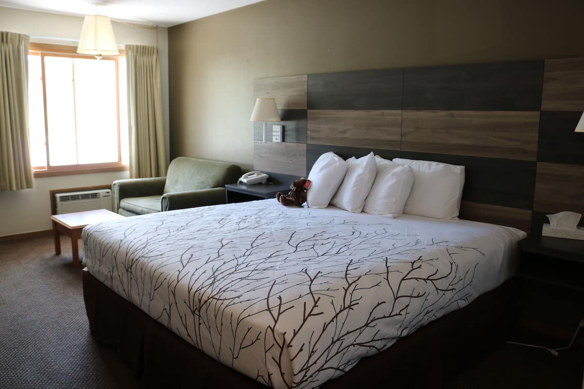 Verduisterende gordijnen, gratis wifi, beddengoed